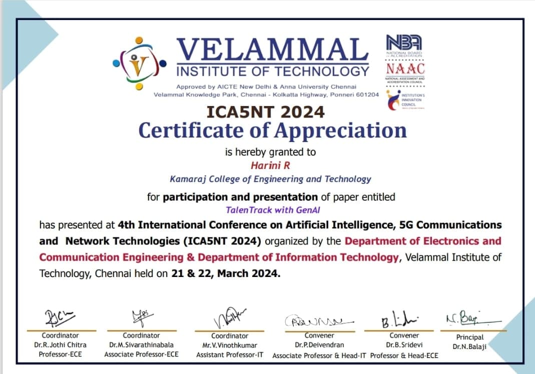 ICA5NT International Conference 2024